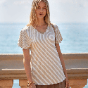 Maglia in viscosa Corfu taglio ampio Janira Top