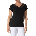 Maglia in modal con pizzo Greta Janira Top