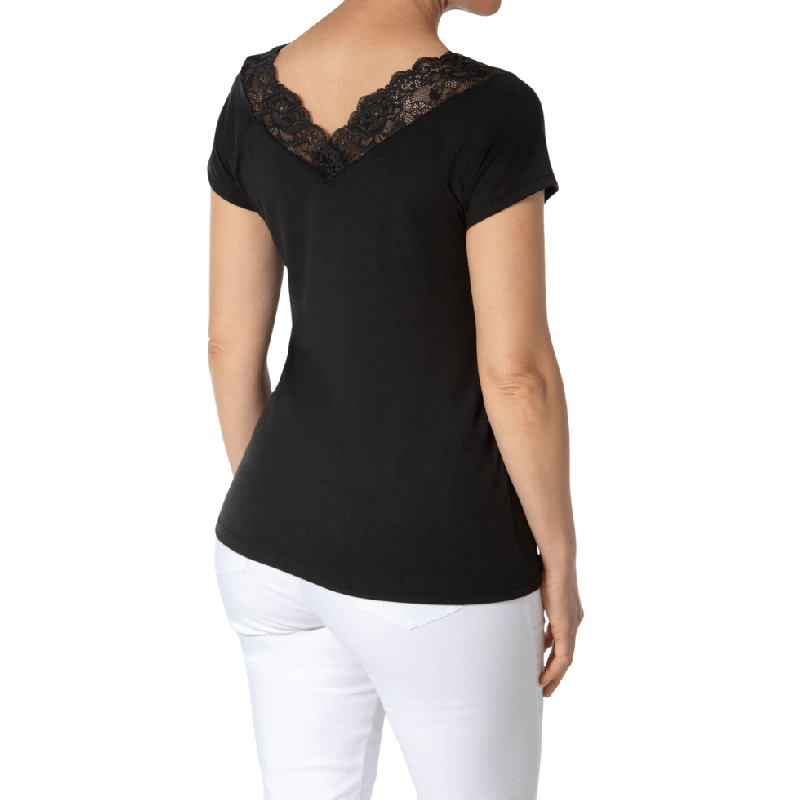 Maglia in modal con pizzo Greta Janira Top
