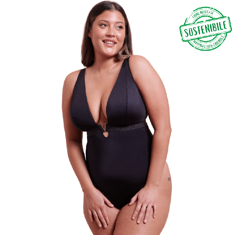 Costume intero Siren Seas scollato Curvy Kate