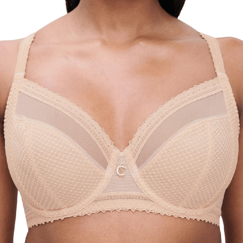 Reggiseno Soft Chantelle Romance Beige Dorè Coppe