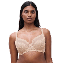 Reggiseno Soft Chantelle Romance Beige Dorè Coppe