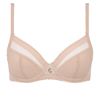 Reggiseno Soft Chantelle Romance Beige Dorè Coppe
