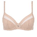 Reggiseno Soft Chantelle Romance Beige Dorè Coppe