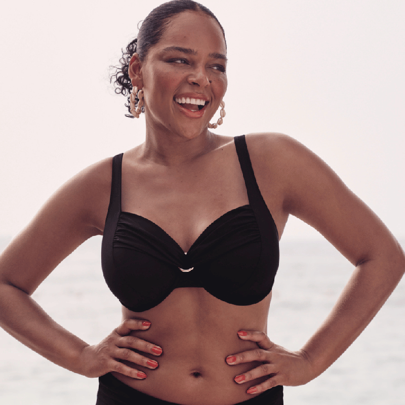 Bikini combinabile coppe differenziate Rosa Faia
