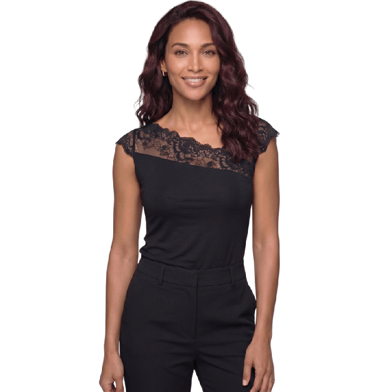 Maglia in modal con pizzo Greta Janira Top