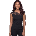 Maglia in modal con pizzo Greta Janira Top