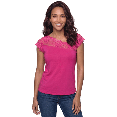 Maglia in modal con pizzo Greta Janira Top