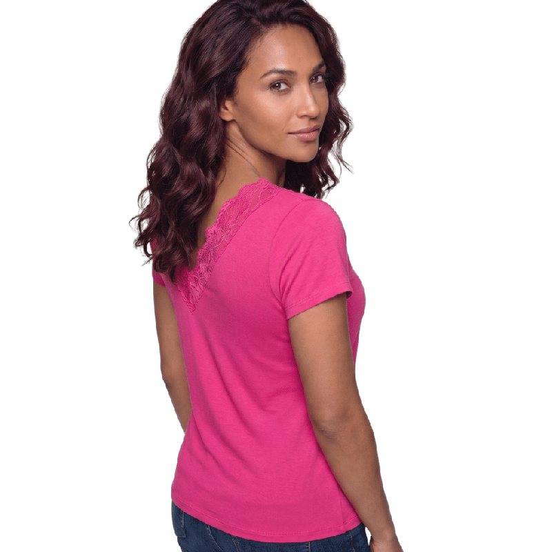 Maglia in modal con pizzo Greta Janira Top