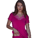 Maglia in modal con pizzo Greta Janira Top