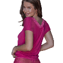 Maglia in modal con pizzo Greta Janira Top