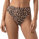 Perizoma Vita Alta Mey Simple Better Invisible Print Cream Tan