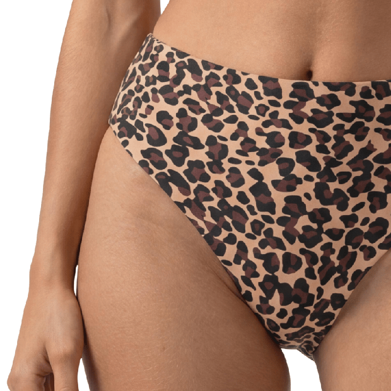 Perizoma Vita Alta Mey Simple Better Invisible Print Cream Tan