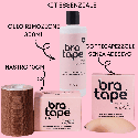 Bra tape kit 10cm con copri capezzoli e olio rimozione sicura reggiseno invisibile