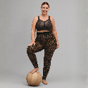 Sport Tights Massage di Anita Active Taglie Forti Gold Cat
