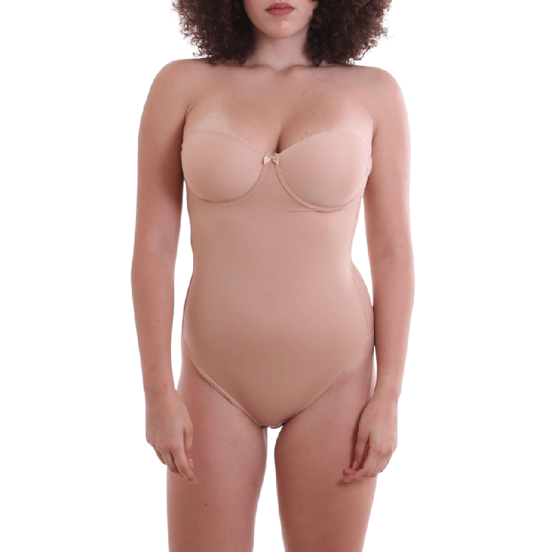 Body a fascia da sposa Domitilla con coppe grandi Clara Intimo