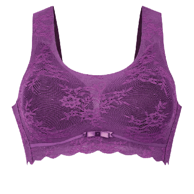 Bralette con coppe imbottite Essential Lace Anita magic Purple