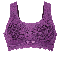 Bralette con coppe imbottite Essential Lace Anita magic Purple