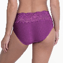Slip vita alta con pizzo Essential Lace di Anita magic purple