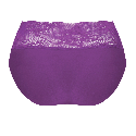 Slip vita alta con pizzo Essential Lace di Anita magic purple