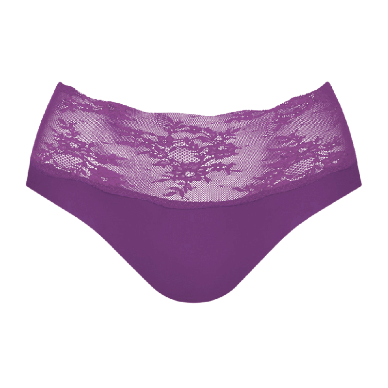 Slip vita alta con pizzo Essential Lace di Anita magic purple
