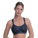 Reggiseno sportivo grandi taglie incrociato Anita Blue Iris