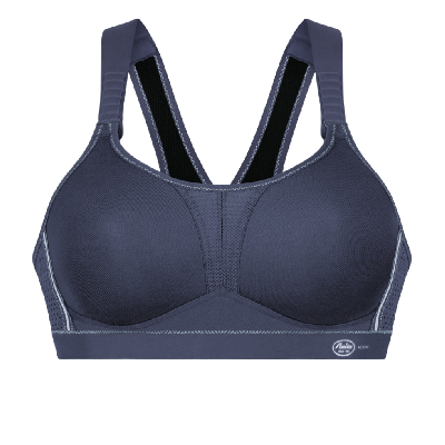 Reggiseno sportivo grandi taglie incrociato Anita Blue Iris