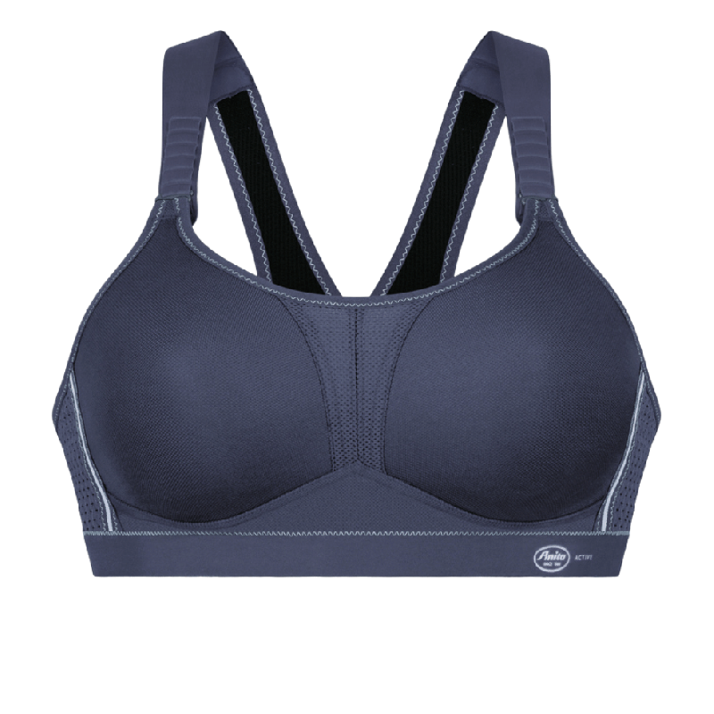 Reggiseno sportivo grandi taglie incrociato Anita Blue Iris