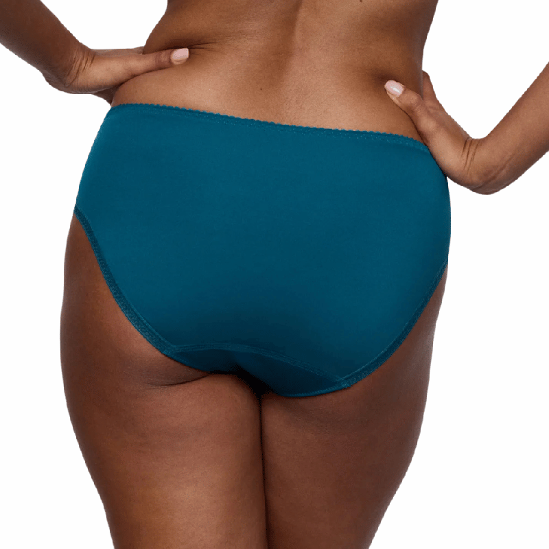 Slip alto liscio Deauville Primadonna Peacock
