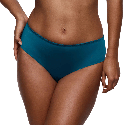Slip alto liscio Deauville Primadonna Peacock