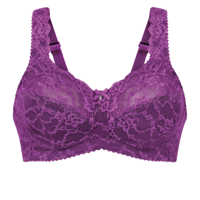 Reggiseno senza ferretto Bobette Rosa Faia Magic Purple