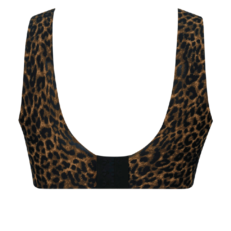 Bralette lycra gold cat liscia Essential Art Anita