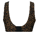 Bralette lycra gold cat liscia Essential Art Anita