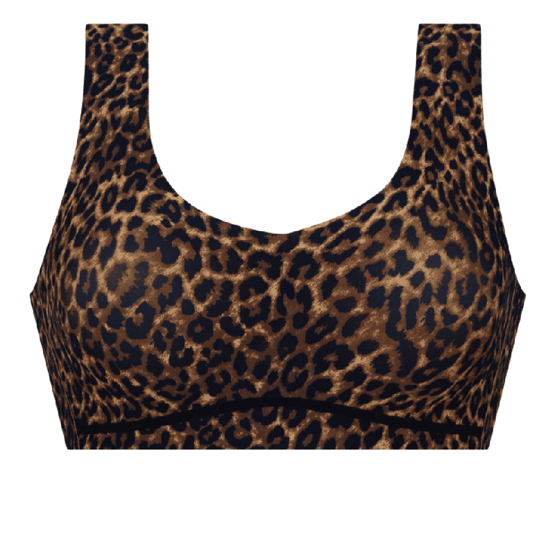 Bralette lycra gold cat liscia Essential Art Anita