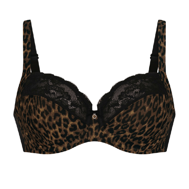 Reggiseno con ferretto Liz Rosa Faia Gold Cat