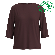 MEY-1210147-1809- Maglia maniche 3/4 serie Pure Chic - Hot Maroon