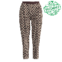 Pantalone alla caviglia Nostalgic Dots di Mey color Hot Maroon