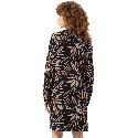 Camicia da Notte Lunga Mey Vivid Bloom Nero