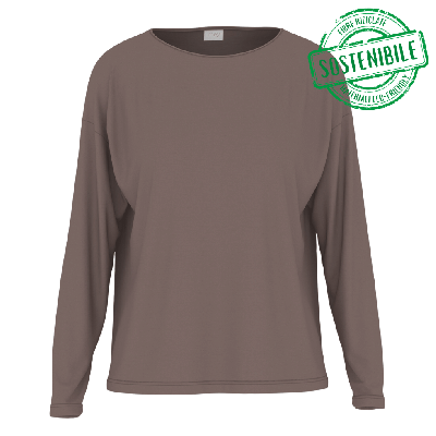 Maglia manica lunga Pure Chic di Mey milk and coffee