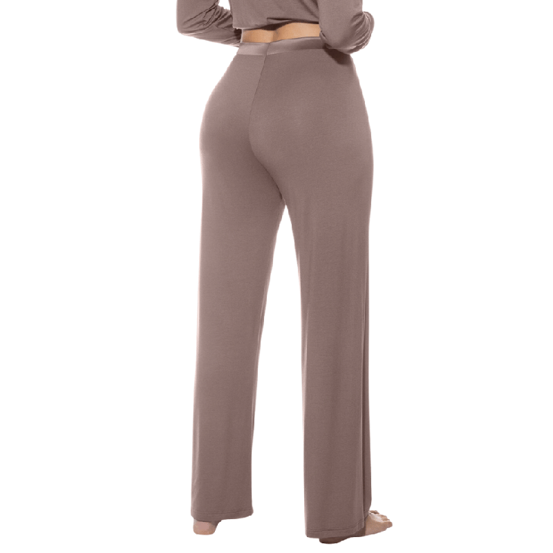 Pantalone lungo Pure Chic di Mey color milk and coffee