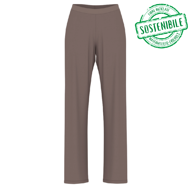 Pantalone lungo Pure Chic di Mey color milk and coffee