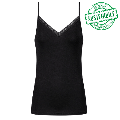 Top in modal serie Modal Lace Mey Women nero