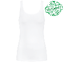 Canotta in cotone organico Superfine Organic Mey bianca
