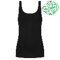 Canotta in cotone organico Superfine Organic Mey nero