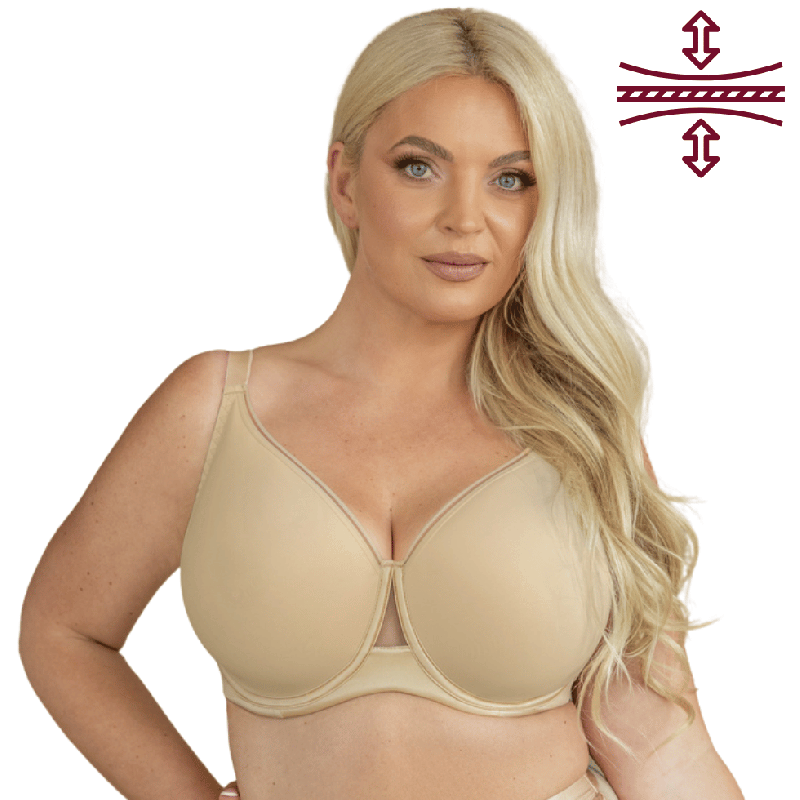 Reggiseno soft liscio minimizer Fiore Krisline per seno grande