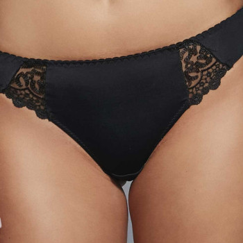 KL-F-BETTY-BRIEF-BLK - Slip vita normale nero