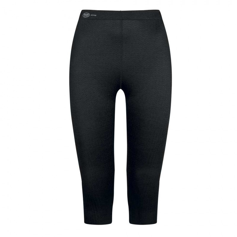 ANI1693.001-Sport tights massage - leggings magici 3/4 linfodrenanti a compressione graduata - nero