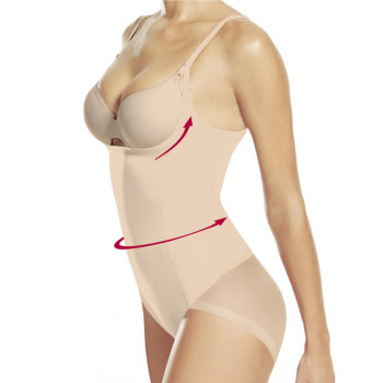 JS-1031224.483- Body Silueta Secrets - modellante addominale senza reggiseno - nudo