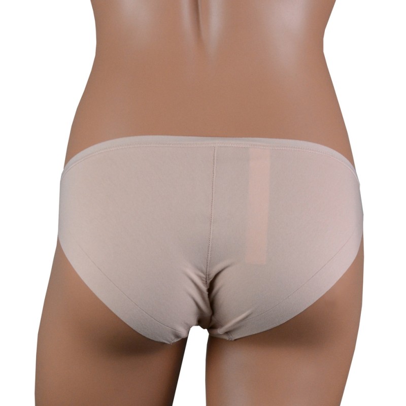 Slip in cotone a vita bassa beige Janira