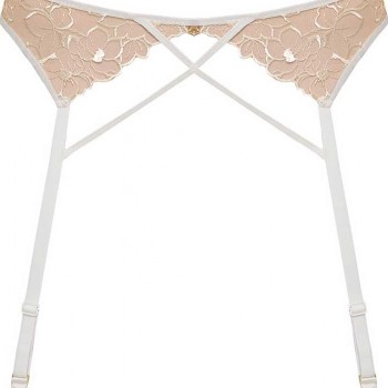 EB-C606 FANTASI - Reggicalze in pizzo Nude